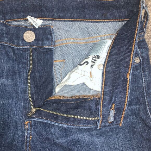 True Religion Womens Size 27 Halle Mid Rise Super Skinny Denim Jeans Blue - Picture 7 of 11